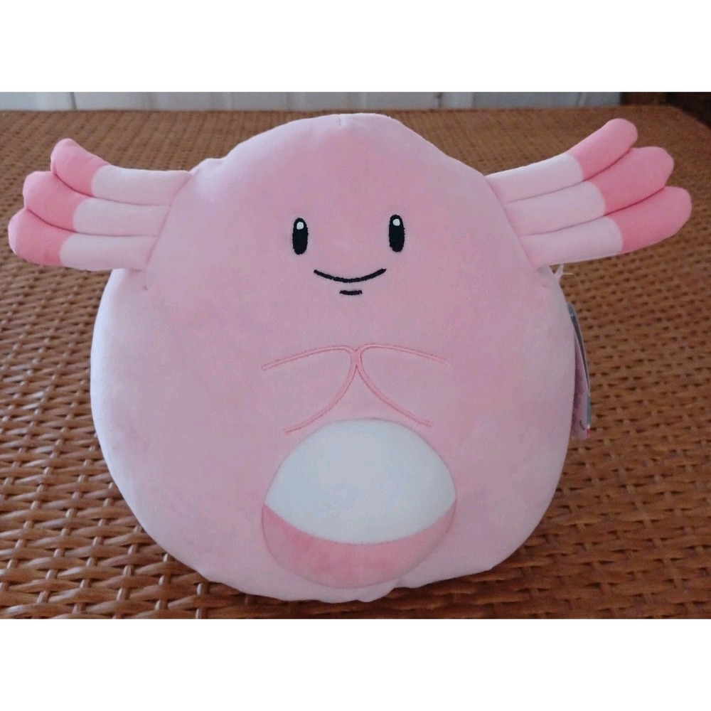 Squishmallows Pokemon Chansey 10 Inch Pink Plush Stuffed Animal New With Tags - Picture 2 of 16